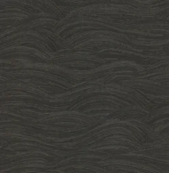 Brewster/ASP 2971-86363 Leith Black Zen Waves Wallpaper