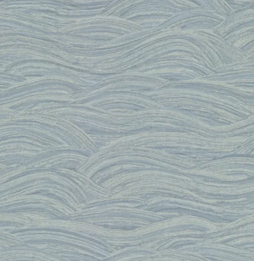 Brewster/ASP 2971-86365 Leith Blue Zen Waves Wallpaper