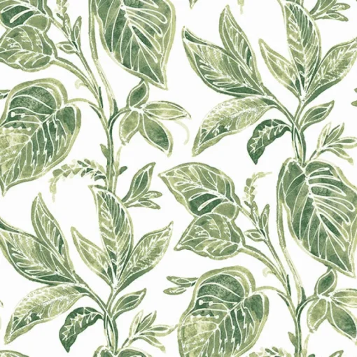 Brewster 3120-13621 Mangrove Green Botanical Wallpaper
