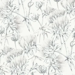 Brewster/ASP 2973-90402 Mariell Grey Dragonfly Wallpaper