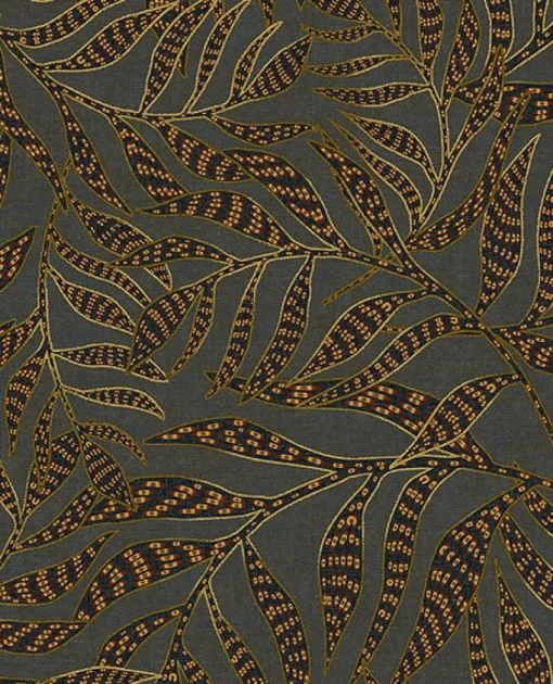 Brewster 391553 Montrose Multicolor Leaves Wallpaper
