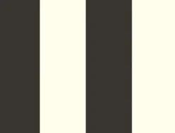 York Canvas Stripe Black/White Magnolia Home Vol. II Wallpaper
