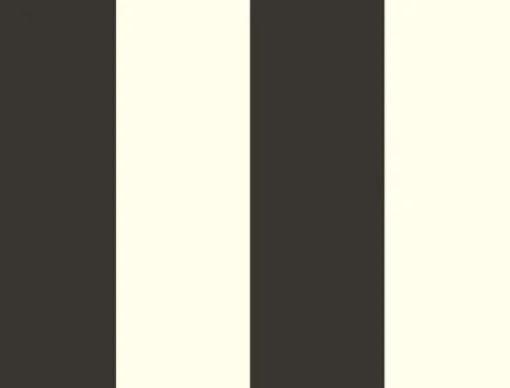 York Canvas Stripe Black/White Magnolia Home Vol. II Wallpaper