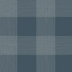 York Common Thread Navy/White Magnolia Home Vol. II Wallpaper