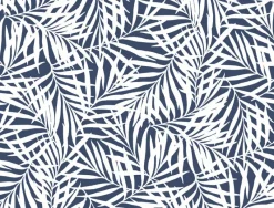York CV4432 Navy White Oahu Fronds Wallpaper