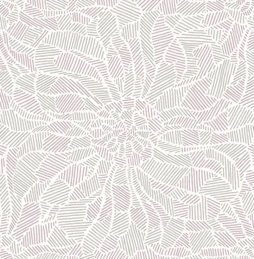 Brewster/ASP Daydream Purple Abstract Floral Wallpaper