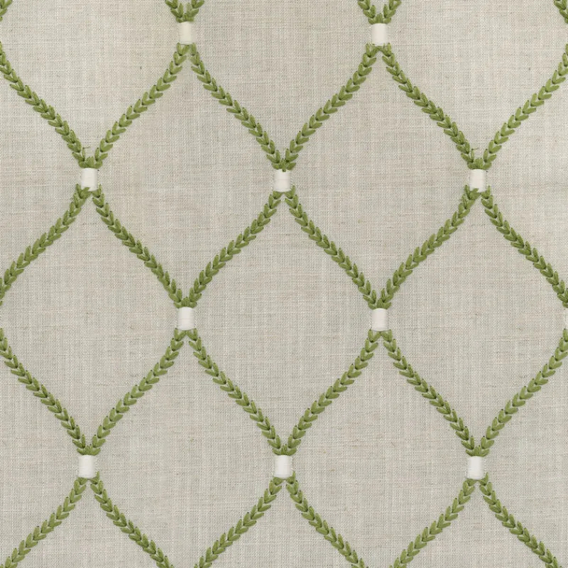 PKaufmann_inc/PKL Deane Embroidery 700502 Fern Williamsburg Fabric