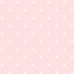 York DI0979 Pink Disney Mickey Mouse Argyle Wallpaper