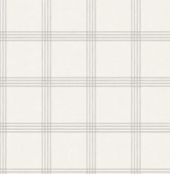 Brewster Ester Dove Plaid Wallpaper