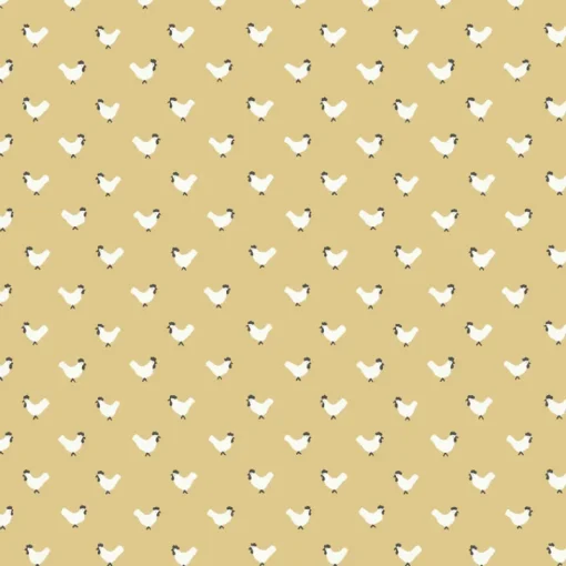 York FH4074 Yellow Roost Wallpaper