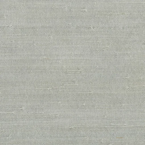 Brewster Jin Light Grey Grasscloth Wallpaper