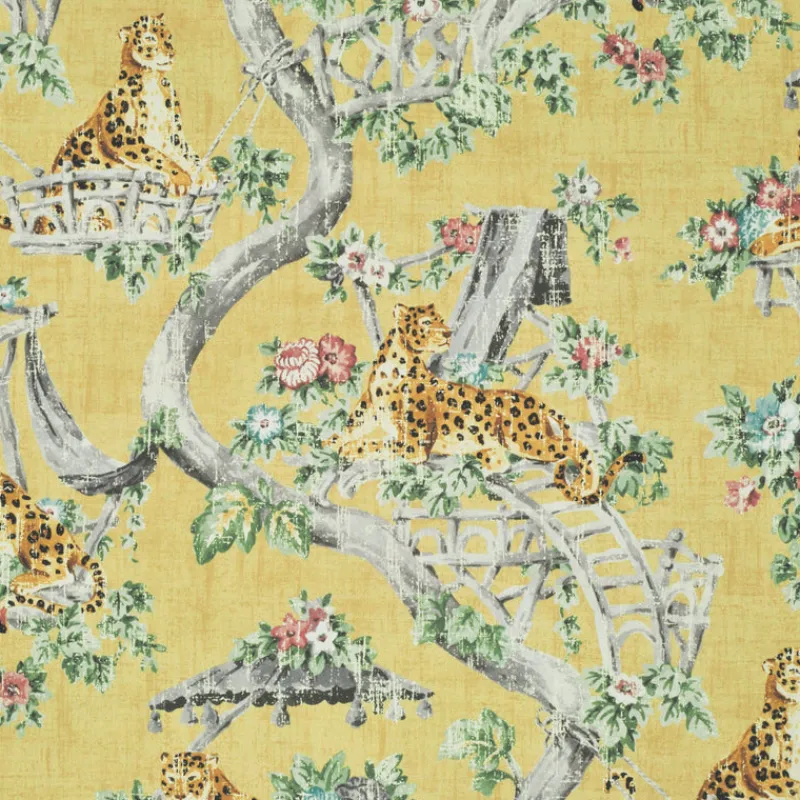 PKaufmann_inc/PK Lazy Days Gold P Kaufmann Fabric