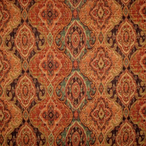 Stock/Merrimac M9842 Garnet Tapestry Damask Upholstery Fabric