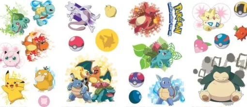 York/RoomMates Murals Iconic Pokemon Wall Decals Mural