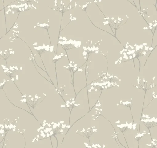 York NA0599 Tan Enchanted Wallpaper