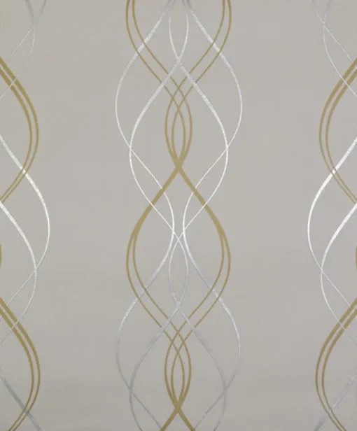 York/AV NW3549 Aurora Gold/Pearl/Silver Wallpaper