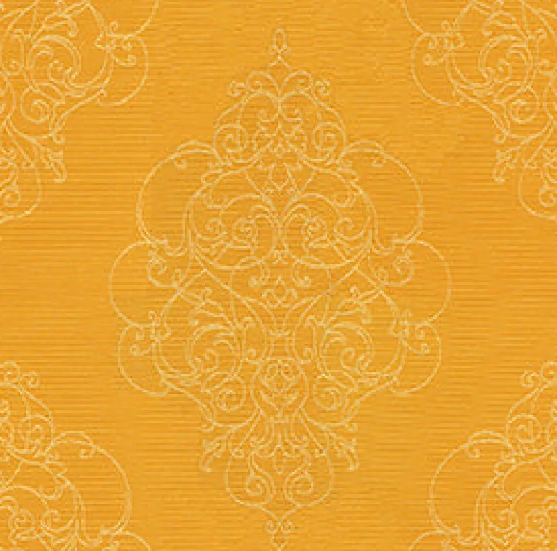 Vision Ornamental 51 Yellow Fabric
