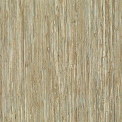 Brewster Patryk Aqua Grasscloth Wallpaper