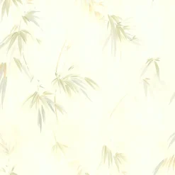Brewster Poales Cream Bamboo Wallpaper