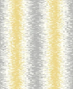 Brewster/ASP Quake Yellow Abstract Stripe Wallpaper
