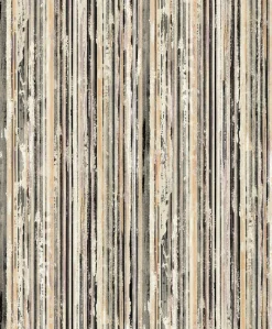 Brewster Savanna Multicolor Stripe Wallpaper