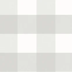 Brewster Selah Light Grey Gingham Wallpaper