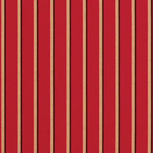 Vision Sunbr Furn Stripes Harwood 5603 Crimson Fabric