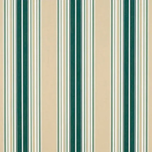 Vision Sunbr 46" 4932 Forest Green/Beige/Nat Fancy Stripe Fabric